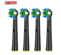 Têtes De Brosse À Dents Électrique De Rechange Flossaction,Oral B,Sensitive,Clean,Pro,Health,D16,D12,8860,8875,8900,8950,4 Pièces.