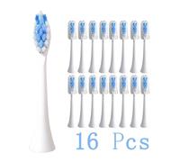 Têtes De Brosse À Dents Électrique De Remplacement,Adaptées À La Série E Essence Xtreme Elite Advance Cleancare C3,Fourniture De Têtes De Brosse À Dents Électrique.3Color-1A-16Pcs
