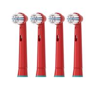 Têtes De Brosse À Dents Électrique De Remplacement Pour Enfants,4/8 Pièces,Adaptées Aux Étapes Oral Pro-Health B D100K 4510K D10 D12.10A Red 4Pcs.