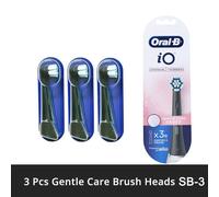 Têtes de brosse à dents électrique Oral-B iO IO7 IO8 IO9,nettoyage ultime,recharge douce - Type black Gentle Clean