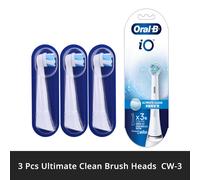 Têtes de brosse à dents électrique Oral-B iO IO7 IO8 IO9,nettoyage ultime,recharge douce - Type white UltimateClean