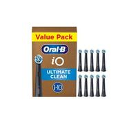 Oral-B Brossettes de rechange Ultimate Clean – Noires – Lot de 10 pour brosses iO