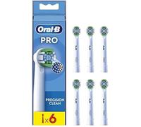 Têtes de brosse à dents électrique Oral-B Pro Precision Clean - Lot de 6 - Blanc