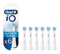 Têtes de Brosse à Dents Electrique Oral-B Sonic iO Ultimate Clean Blanches (6 Unités)
