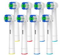 Têtes De Brosse À Dents Électrique Professionnelles De Remplacement,8 Pièces,Compatibles Avec Les Têtes De Brosse Braun Oral B.8Pcs.