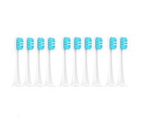 Têtes de brosse à dents électrique sonique, 4/6/10 pièces, compatibles avec Xiaomi Mijia T300/T500/T700, buses de recharge remplaçables, 4 couleurs avec capuchons Anti-poussière(10 Blue)