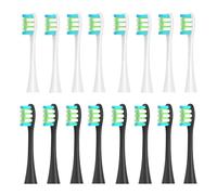 Têtes De Brosse À Dents Électriques De Rechange, 16 Pièces, Compatibles Avec Oclean, Sonic X/X Pro/ Z1/ SE / F1 / One / PW01/03/05/07/09 P5(16 white and black)