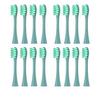 Têtes De Brosse À Dents Électriques De Rechange, 16 Pièces, Compatibles Avec Oclean, Sonic X/X Pro/ Z1/ SE / F1 / One / PW01/03/05/07/09 P5(16 green)