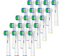 Têtes de brosse à dents électriques de rechange,compatible avec Oral-B Braun,têtes de brosse professionnelles,4 pièces,12 pièces,16/20 pièces - Type 20PCS