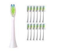 Têtes de brosse à dents électriques de rechange compatibles avec les têtes de brosse à dents blanches Philips Sonicare C2 Plaque Control HX9023/65 et H9044/95(3color-2A-12pcs)