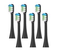 Têtes De Brosse À Dents Électriques De Rechange - Compatibles Avec Panasonic EW-DE92, EW-DL84, EW-DL83, EW-DL82(6 black brush heads)