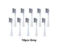 têtes de brosse à dents électriques remplaçables,pour Oclean X/X PRO/Z1/F1/One/Air 2/SE,buses à poils souples DuPont - Type 10pcs Grey