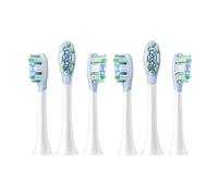 Têtes de brosse à dents (lot 3 ou 6), compatibles avec Vibration Pro, 4 modes brossage, étanches IPX8(6PCS Clean version)