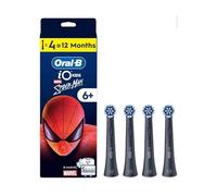 Têtes de brosse à dents - ORAL-B - iO Kids 6+ - Lot de 4 - Motif Spiderman - Poils extra doux