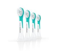 Philips Têtes de brosse d'origine Sonicare for Kids HX6034/90 pour enfants dès 3 ans Lot de 4