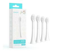 Têtes de brosse à dents pour enfants Ordo Sonic, têtes de rechange Squishmallows, poils souples, lot de 2, cadeau pour enfants de 4 ans et plus, blanc