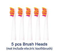 Têtes De Brosse À Dents Pour Fairywill,Remplacement De Brosse À Dents Électrique Sonique,Tête Du Pont Fw-507/508/515/551/917/959/2011/D1/D3/D7/D8.5 Pcs Pink