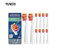 Têtes De Brosse À Dents Pour Fairywill,Remplacement De Brosse À Dents Électrique Sonique,Tête Du Pont Fw-507/508/515/551/917/959/2011/D1/D3/D7/D8.30 Pcs Pink