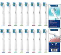 Têtes de brosse à dents pour Oral B brosse à dents électrique Compatible avec Braun les têtes de brosse de rechange Lot de 16 avec emballage