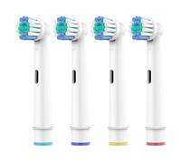 Têtes de brosse à dents pour Oral B, lot de 4 têtes de rechange professionnelles à poils Dupont souples et de précision