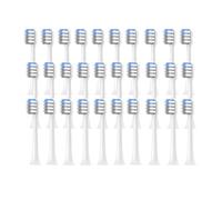 Têtes de brosse à dents rechange, 3 30 pièces, compatibles avec Xiaomi T200, électrique sonique sous aspirateur, têtes poils souples(White gray-30pcs)