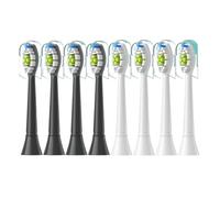 Têtes de brosse à dents rechange, 4/8/12/16 pièces, compatibles avec Philips Sonicare, tête électrique douce 4100 6500 6100 7500 5(4White 4Black)