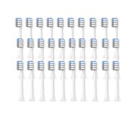 Têtes de brosse à dents rechange compatibles avec l'aspirateur T200 poils souples(White gray-30pcs)