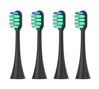 Têtes de brosse à dents rechange compatibles avec les brosses électriques Panasonic Doltz EW-DC01/DC12/PDL54/PDP51/EW1031/DE92/WEW0980/DL40/DL75/DL82(4pcs BLACK)