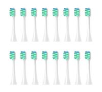 Têtes de brosse à dents rechange compatibles avec les brosses électriques Panasonic Doltz EW-DC01/DC12/PDL54/PDP51/EW1031/DE92/WEW0980/DL40/DL75/DL82(16pcs WHITE)