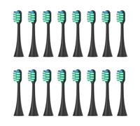 Têtes de brosse à dents rechange compatibles avec les brosses électriques Panasonic Doltz EW-DC01/DC12/PDL54/PDP51/EW1031/DE92/WEW0980/DL40/DL75/DL82(16pcs BLACK)