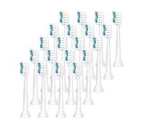 Têtes de brosse à dents rechange compatibles avec les brosses électriques Philips Sonicare Diamond (séries HX6920 et 4100)(White-20 Pcs)
