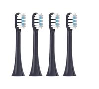 Têtes de brosse à dents rechange compatibles avec les brosses électriques soniques Xiaomi Mijia T301/T302/T501C : embouts poils souples capuchons(4 pcs purple)