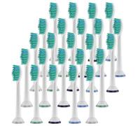 Têtes de brosse à dents rechange compatibles avec les brosses électriques souples PH 4100, 6500, 6100, 7500, 5300 et 1100(24pcs)