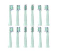 Têtes de brosse à dents rechange compatibles avec les têtes recharge Colgate Hum(Green)