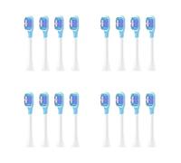 Têtes de brosse à dents rechange compatibles avec T301/T302/T501/MES605/MES607/MES608, 4/16 pièces(16 WHITE)