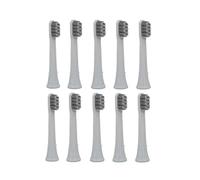 Têtes De Brosse À Dents Rechange Compatibles Avec Xiaomi Mijia T100 Mi Smart Electric 2 Couleurs(Gray 10pcs)