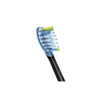 Philips Sonicare Lot de 2 têtes de brosses à dents électriques soniques C3 Premium Plaque Defence, Noir (Modèle HX9042/33)