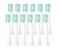 Têtes De Brosse À Poils Souples, Compatible Avec PHILIPS | Têtes de rechange pour brosse à dents électrique sonique à aspiration(12PCS)