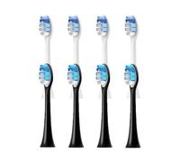 Têtes de brosse, compatible avec Philips, 1100 2100 4100 5100 | 5300, 6100, 7500, 4300, 6500, 7000, 7300, 9000, 9300, 9500, 9700, 9750, 9900, C1 C2 C3 D12(4White 4Black)