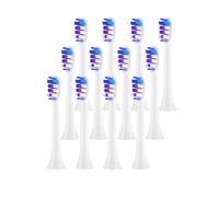 Têtes de brosse, compatible avec Philips, 4100 6500 6100 7500 | Têtes de rechange for brosse à dents électrique for séries 5300 et 1100, usage quotidien(12PCS Purple)