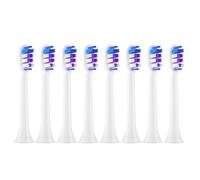 Têtes de brosse, compatible avec Philips, 4100 6500 6100 7500 | Têtes de rechange for brosse à dents électrique for séries 5300 et 1100, usage quotidien(8PCS Purple)