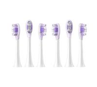 Têtes de brosse compatibles avec la brosse à dents électrique Xiaomi Mijia (lot de 3 ou 6) for Sonic Vibration Pro, 4 modes de brossage, étanche IPX8(6PCS Caring version)