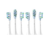 Têtes de brosse compatibles avec la brosse à dents électrique Xiaomi Mijia (lot de 3 ou 6) for Sonic Vibration Pro, 4 modes de brossage, étanche IPX8(6PCS Clean version)