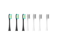 Têtes De Brosse Compatibles Avec Les Aspirateurs Brosses À Dents Soniques Souples Oclean Flow/X/X PRO/Z1/F1/One/Air 2/SE : Poils DuPont, 7 Pièces Rechange(3 Black 4Grey)