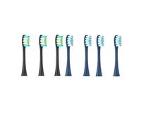 Têtes De Brosse Compatibles Avec Les Aspirateurs Brosses À Dents Soniques Souples Oclean Flow/X/X PRO/Z1/F1/One/Air 2/SE : Poils DuPont, 7 Pièces Rechange(3Black 4Dark blue)