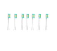 Têtes De Brosse, Compatibles Avec Oclean, Flow/X/X PRO/ Z1/ F1/ One/Air 2 /SE Brosse À Dents Sonique Souple Aspirateur DuPont Bristle 7 Pièces Têtes De Rechange(7pcs Wgreen)
