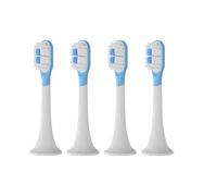 Têtes De Brosse, Compatibles Avec Xiaomi, Mijia T300 T500 | Construit avec des poils en nylon doux et des buses en silicone for un nettoyage oral quotidien(4 bj white)