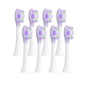 Têtes de brosse de rechange 4/8 pièces, compatibles avec la brosse à dents électrique Xiaomi Mijia MES609/610 Pro(8 pcs purple)