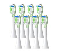 Têtes De Brosse De Rechange 8 Pièces, Compatibles Avec Philips, Série Diamond HX6064 HX6930 HX6730, Buse D'aspirateur For Brosse À Dents Électrique Sonique A3(8pcs green)