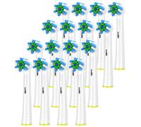 Têtes De Brosse De Rechange À Action Croisée Eb50,Pour Brosse À Dents Électrique Oral B D12 D16 D100 3757 3709 Pro3 Pro1Max,4/8/12/16 Pièces.16Pcs White